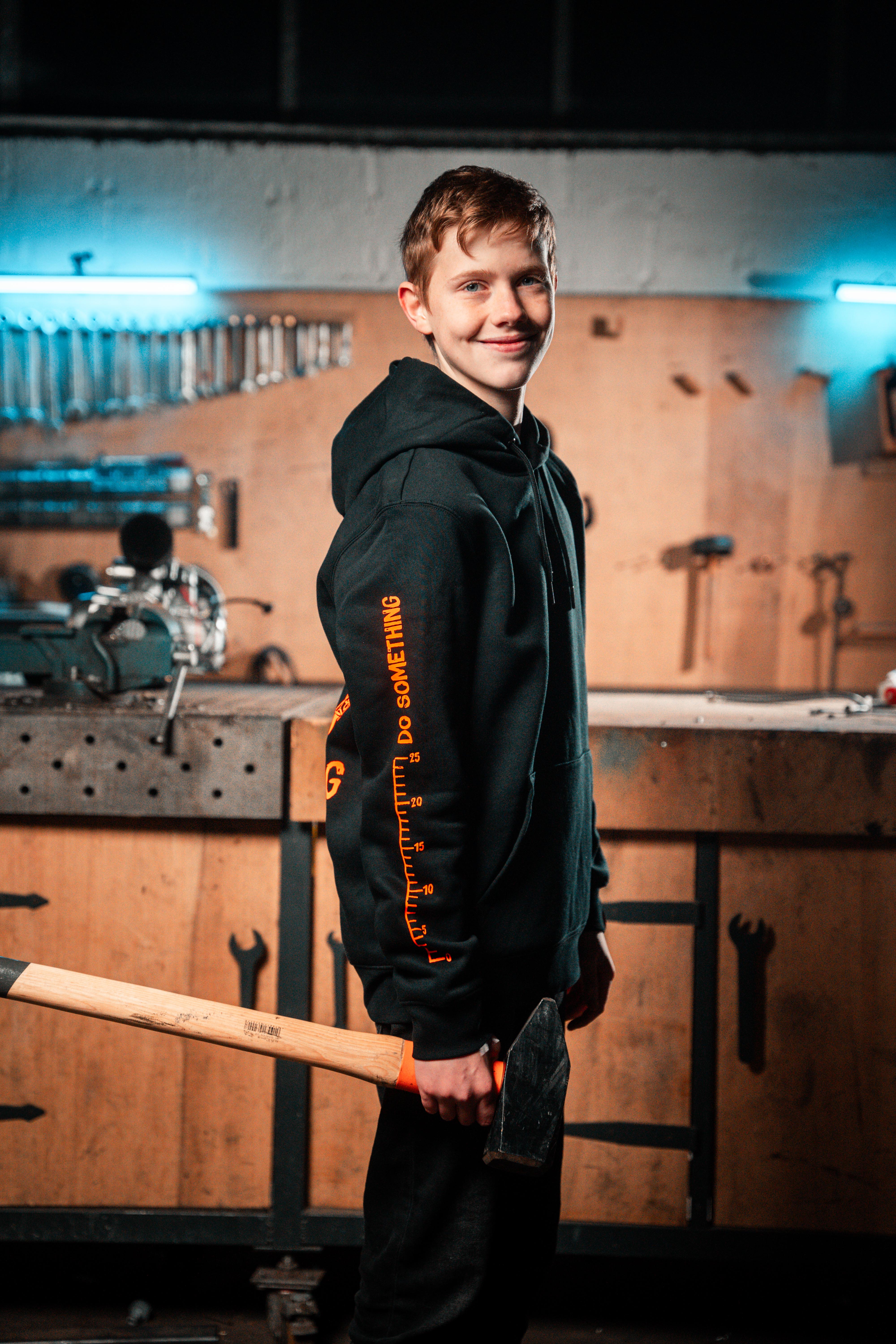 Neon Werkzeug Hoodie - Limited Edition - Kinder