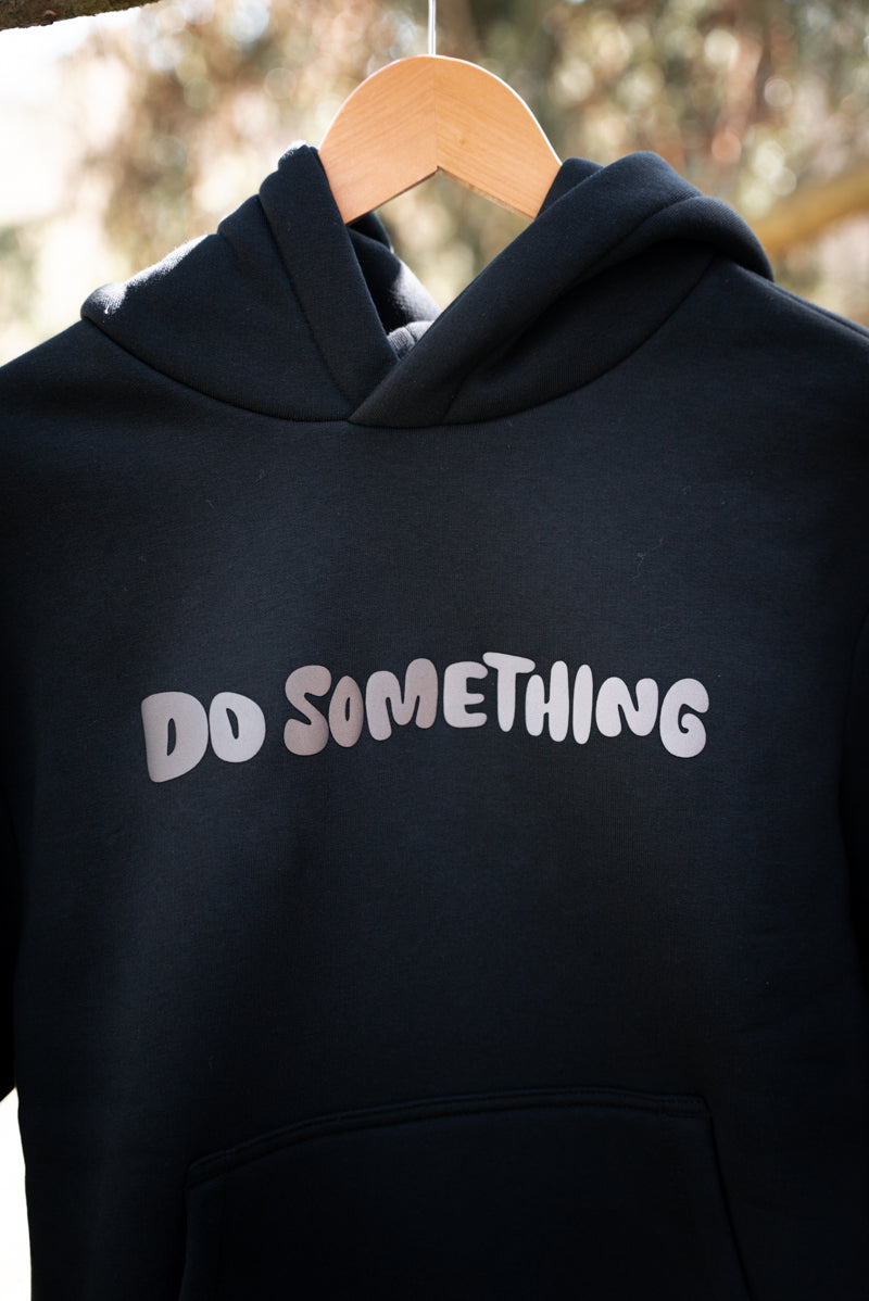 Reflektierender Do Something Hoodie - Kinder