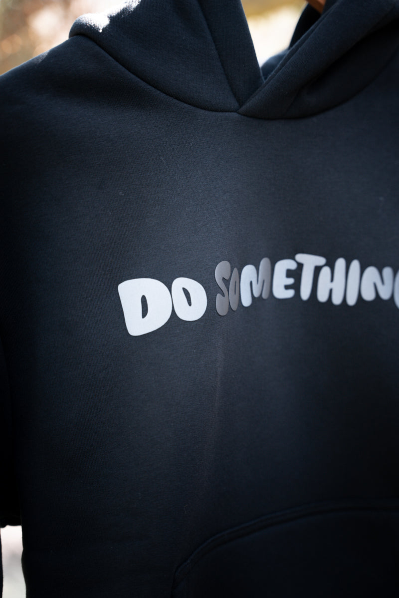 Reflektierender Do Something Hoodie - Kinder